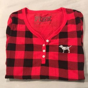 Victoria’s Secret PINK Red Thermal